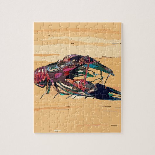 Puzzle Poisson à la coque en bois (Vertical)