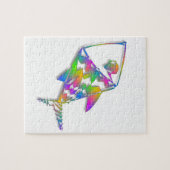 Puzzle Poisson Abstrait (Horizontal)