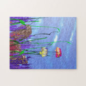Puzzle Poisson-ange 3D coloré (Horizontal)