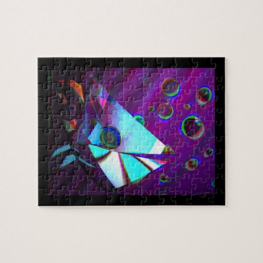 Puzzle Poisson arc-en-ciel (Horizontal)