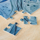 Puzzle Poisson Bleu Mystique Flowing Harmony (Côté)