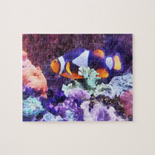 Puzzle Poisson clown et corail (Horizontal)