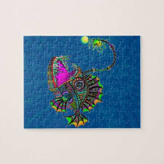 Puzzle Poisson de pêche électrique (Horizontal)