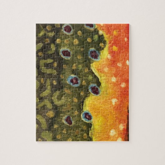 Puzzle Poisson de truite broyée (Vertical)