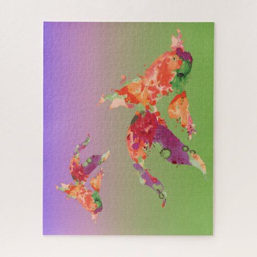 Puzzle poisson d'eau (Vertical)