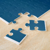 Puzzle Poisson d'or dans un étang bleu paisible - Japonai (Côté)