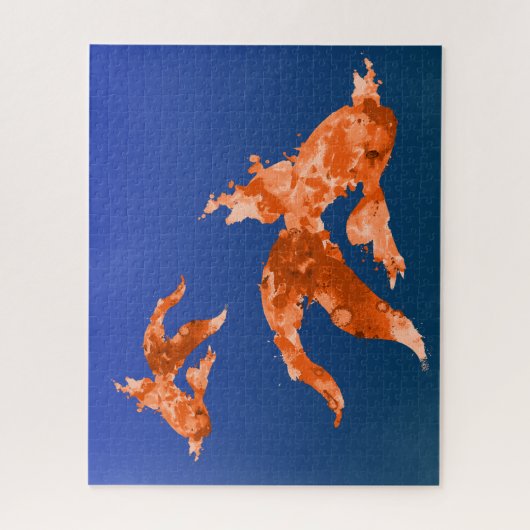 Puzzle poisson doré (Vertical)