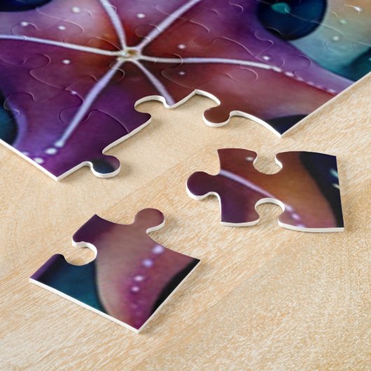 Puzzle Poisson étoilé coloré (Côté)