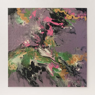 Puzzle Poisson Fry Acryilc Pour Peinture En Toile