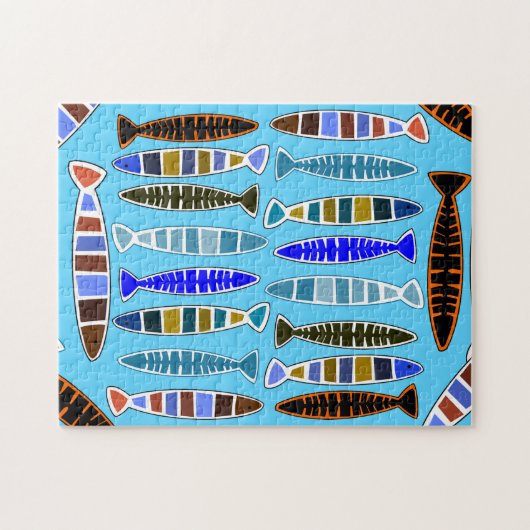Puzzle Poisson rayé multicolore Thunder_Cove (Horizontal)