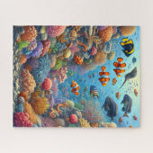 Puzzle Poisson sous-marin tropical (Horizontal)