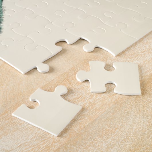 Puzzle Poisson triplé aquamarine (Côté)