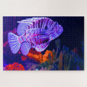Puzzle Poisson tropical dans un aquarium. (Horizontal)