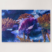 Puzzle Poisson tropical dans un aquarium. (Horizontal)