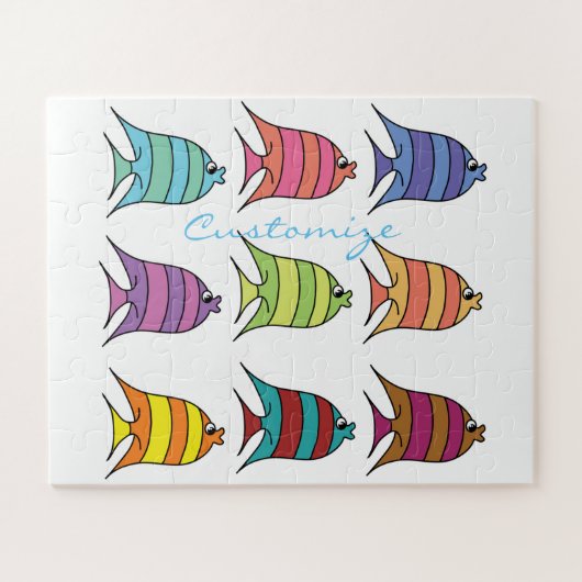 Puzzle Poisson tropical multicolore Thunder_Cove (Horizontal)
