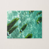 Puzzle Poisson tropical sous l'eau (Horizontal)