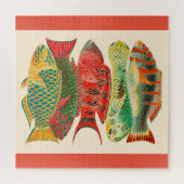 Puzzle poisson tropical vintage (Horizontal)