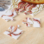 Puzzle Poisson vintage par Ernst Haeckel, Discomedusae (Côté)