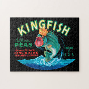 Puzzle Poissons bas utilisant une couronne sur un arrière
