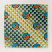 Puzzle Poissons & Cheval de Bois (Horizontal)
