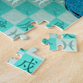 Puzzle Poissons & Chien Métal (Côté)