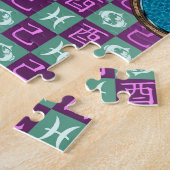 Puzzle Poissons & Coq de terre (Côté)