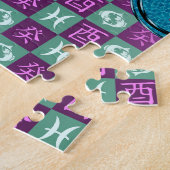 Puzzle Poissons & Coq d'eau (Côté)