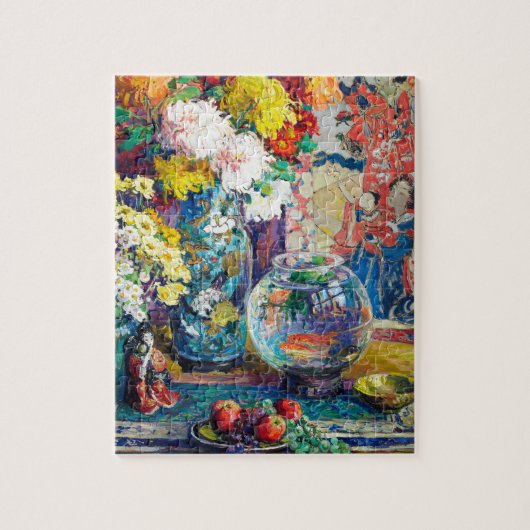 Puzzle Poissons, fruits et fleurs de Kathryn Evelyn Cherr (Vertical)