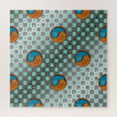 Puzzle Poissons & Lapin de Bois (Horizontal)