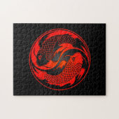 Puzzle Poissons rouges et noirs de Yin Yang Koi (Horizontal)