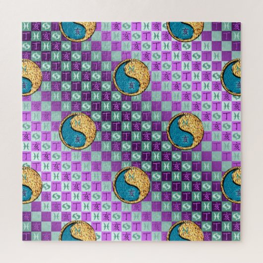 Puzzle Poissons & Sanglier de Feu (Vertical)