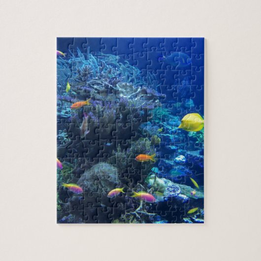 Puzzle Poissons sous-marins tropicaux (Vertical)