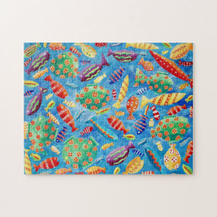 Puzzle Poissons tropicaux Peinture de la vie sous-marine