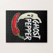 Puzzle Poivre Fantôme Drôle épicé Halloween Fantôme Peppe (Horizontal)