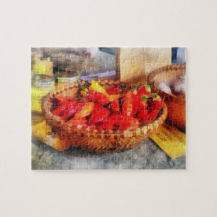 Puzzle Poivrons sur un marché de fermiers