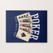 Puzzle Poker Je suis tout dedans (Horizontal)