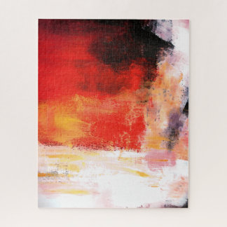 Puzzle Polar rouge - Peinture artistique Abstraite