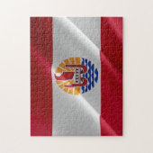 Puzzle Polynésie française - Drapeau (Vertical)