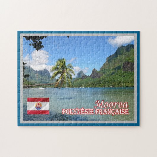 Puzzle Polynésie française - Moorea - Baie de Cook - (Horizontal)