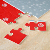 Puzzle pom-pom girl Noël (Côté)