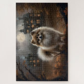 Puzzle Pomeranian Halloween Épouvantable (Vertical)