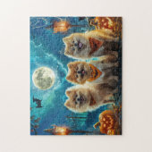 Puzzle Pomeranian Halloween Épouvantable (Vertical)
