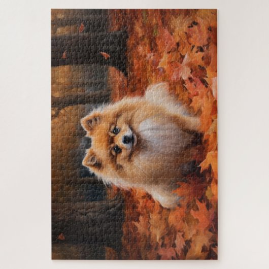 Puzzle Poméranie en automne Feuilles Automne Inspire (Vertical)