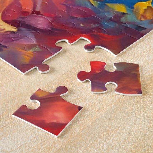 Puzzle Poméranien coloré (Côté)