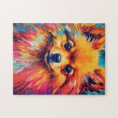 Puzzle Poméranien coloré (Horizontal)