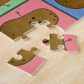 Puzzle Pomme de terre de style Pop Art (Côté)