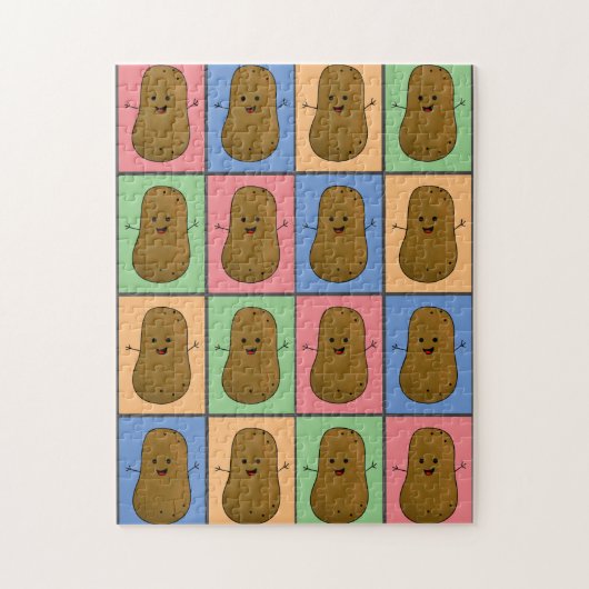 Puzzle Pomme de terre de style Pop Art (Vertical)