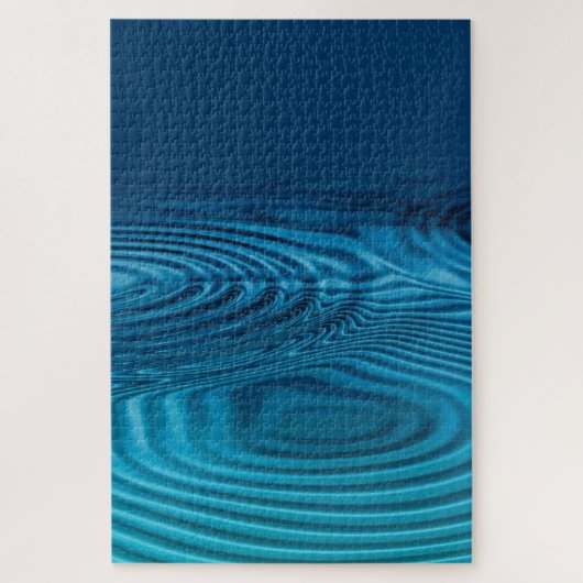 Puzzle Pommes bleu Aqua (Vertical)