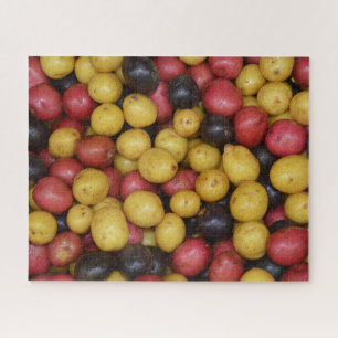 Puzzle Pommes de terre colorées de la nouvelle automne