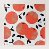 Puzzle Pommes rouges : Motif texturé doré. (Horizontal)
